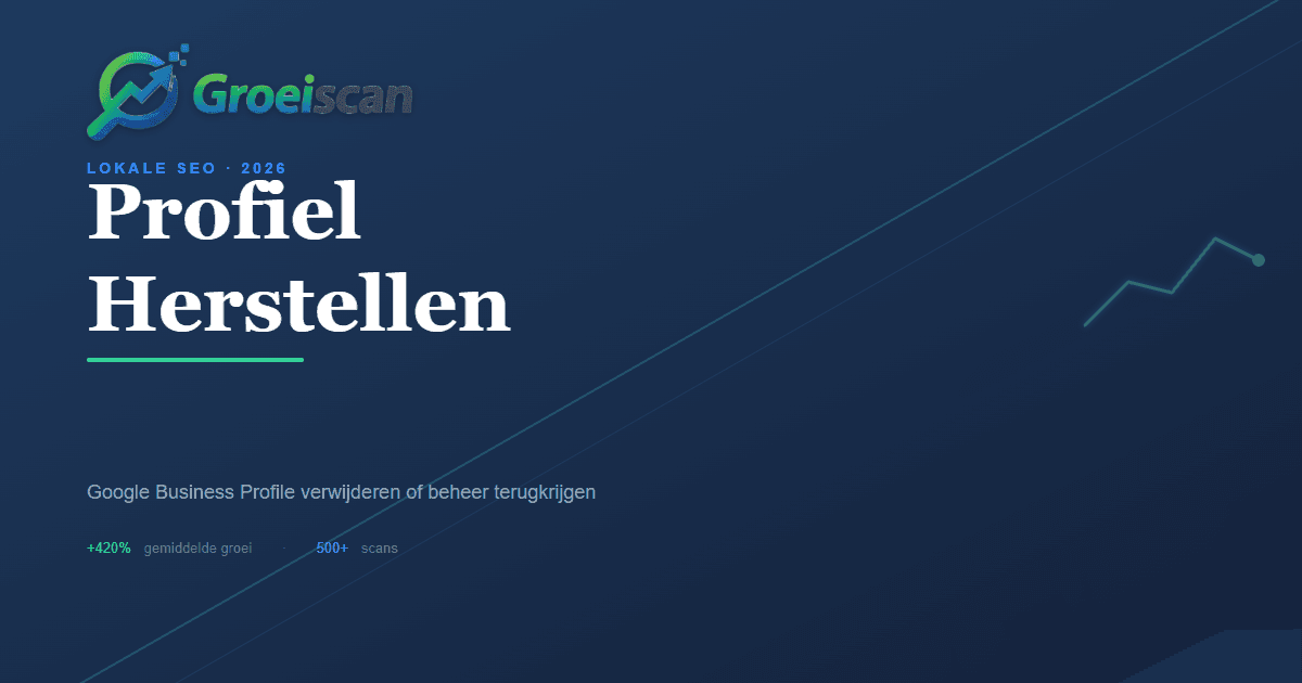 Google Business Profile verwijderen vs. herstellen