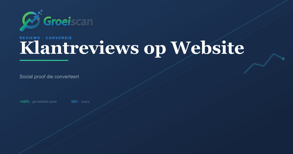 Klantreviews op website gebruiken
