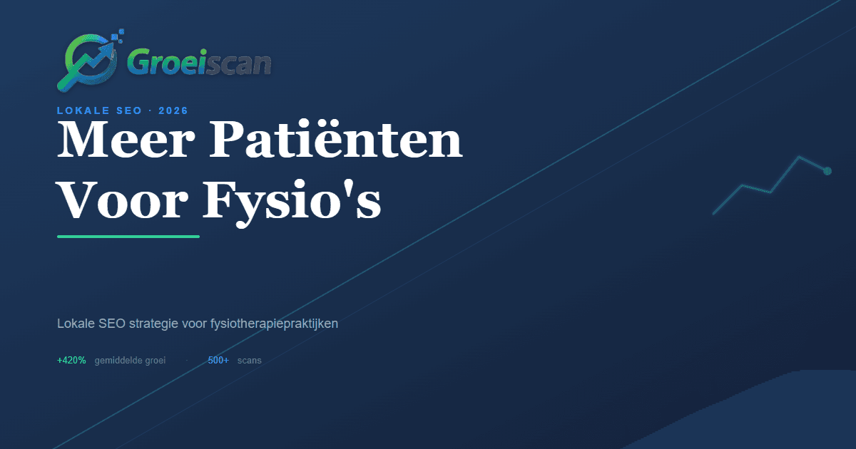 Lokale SEO voor fysiotherapeuten: Meer patiënten via Google